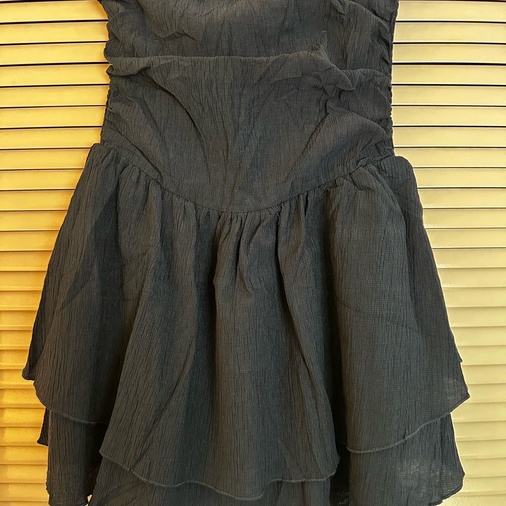 Cider Charcoal A-Line Skirt